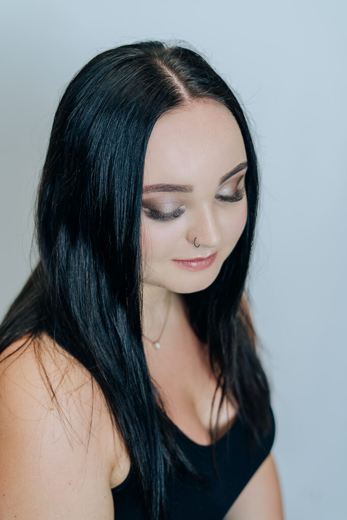 Makeup für ein Fotoshooting